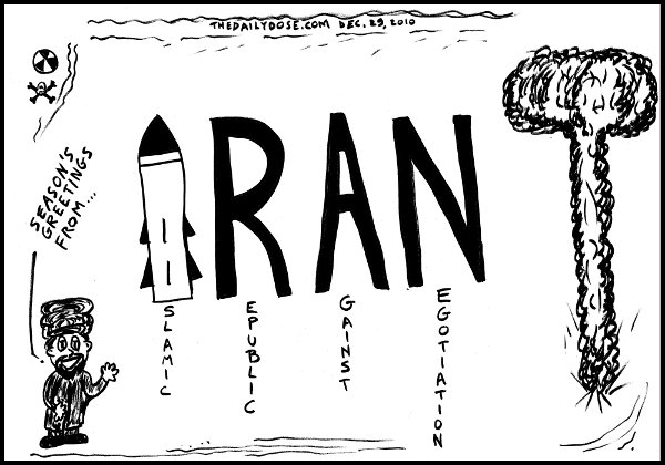 Season's Greetings from IRAN (Islamic Republic Against Negotiation), from thedailydose.harari.org