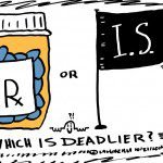 Islamic State versus Meds editorial cartoon